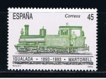 Stamps Spain -  Edifil  3265  I Cente. del Ferrocarril Igualada- Martorell.  