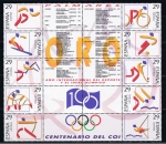 Stamps Spain -  Edifil  3325 - 3334  Deportes.  Olímpicos de Oro.  