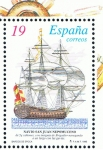 Stamps Spain -  Edifil  3350  Barcos de Epoca.  