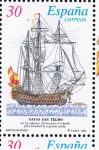 Stamps Spain -  Edifil  3351  Barcos de Epoca.  