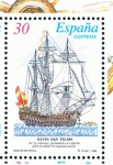 Stamps Spain -  Edifil  3351  Barcos de Epoca.  