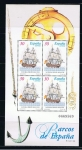 Stamps Spain -  Edifil  3415  Barcos de Epocoa.  