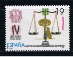 Stamps Spain -  Edifil  3417  IV Cente. del Ilustre Colegio de Abogados de Madrid.   ! Emblema de la Congregación y 