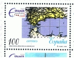 Stamps Spain -  Edifil  3429  Aviación y  Espacio´96.  