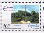 Stamps Spain -  Edifil  3431  Aviación y  Espacio´96.  