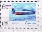 Stamps Spain -  Edifil  3432  Aviación y  Espacio´96.  