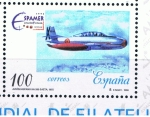 Stamps Spain -  Edifil  3432  Aviación y  Espacio´96.  