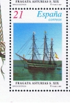 Stamps Spain -  Edifil  3475  Barcos de Epoca.  