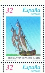 Stamps Spain -  Edifil  3476  Barcos de Epoca.  