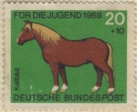 Stamps Germany -  Caballo de trabajo