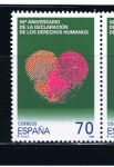 Stamps Spain -  Edifil  3607  Derechos Humanos.  