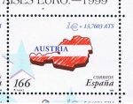 Stamps Spain -  Edifil  3634  Paises del Euro.  