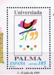 Stamps Spain -  Edifil  3647  Filatem-Universiada Palma 1999.  