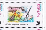 Stamps Spain -  Edifil  3673  Correspondencia Epistolar Escolar.  El sello compañero inseparable.  