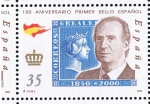 Stamps Spain -  Edifil  3690  150 aniver. del primer sello español.  