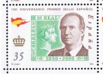 Stamps Spain -  Edifil  3692  150 aniver. del primer sello español.  