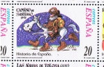 Stamps Spain -  Edifil  3748  Correspondencia Epistolar Escolar. Historia de España.  