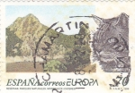 Stamps Spain -  Parque Natural de Moneragüe (Caceres)(S)