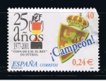 Stamps Spain -  Edifil  3805  25 años de la Copa de S.M. el Rey de Fútbol.  