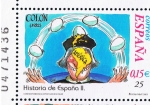 Stamps Spain -  Edifil  3822  Correspondencia Epistolar Escolar. Historia de España.  