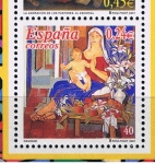 Stamps Spain -  Edifil  3837 A SH  Navidad ´2001. Emisión conjunta con Alemania.  