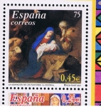 Stamps Spain -  Edifil  3837 B SH  Navidad ´2001. Emisión conjunta con Alemania.  