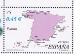 Stamps Spain -  Edifil  3855 B  150 Años del ministerio de Fomento. Programa de Infraestructuras.  