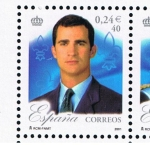 Stamps Spain -  Edifil  3856 A  25º aniver. del Reinado de S.M. Don Juan Carlos I.  