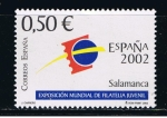 Stamps Spain -  Edifil  3877  Exposición Mundial de Filatelia Juvenil España´2002. Salamanca.  