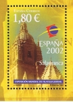 Stamps Spain -  Edifil  3878  Exposición Mundial de Filatelia Juvenil España´2002. Salamanca.  