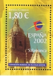 Stamps Spain -  Edifil  3878  Exposición Mundial de Filatelia Juvenil España´2002. Salamanca.  