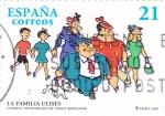 Stamps Spain -  LA FAMILIA ULISES-Personajes del Tebeo (T)