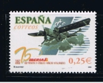 Stamps Spain -  Edifil  3907  75º aniver. del primer vuelo de Iberia.  