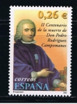 Stamps Spain -  Edifil  3960  II cente. de la muerte de Don Pedro Rodriguez Campomanes.  