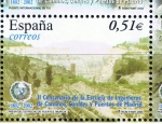 Stamps Spain -  Edifil  3967 A  II cente. de la Escyela de Ingenieros de Caminos, Canales y Puertos de Madrid.  