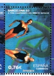 Stamps Spain -  Edifil  3991 C  Campeonatos del Mundo de Natación Barcelona´03.  