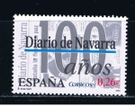 Stamps Spain -  Edifil  4000  Centenario del ·Diario de Navarra·. Pamplona.  