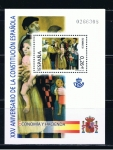 Stamps Spain -  Edifil  4043 SH  XXV aniver. de la Constitución Española.  