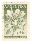 Stamps Argentina -  Nueva Provincia de Misiones