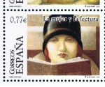 Stamps Spain -  Edifil  4060 C  La mujer y la lectura.  