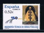 Stamps Spain -  Edifil  4077  150 años de la Ingeniería Técnica de Obras Públicas.  