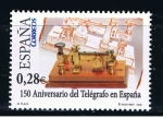 Stamps Spain -  Edifil  4162  150º aniver. del telégrafo en España.  