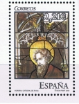 Stamps Spain -  Edifil  4196  Vidrieras de la catedral de Avila.  