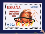 Stamps Spain -  Edifil   4267  Campeones del Mundo de Baloncesto. España, vencedora en el Campeonato del Mundo de Ba