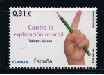 Stamps Spain -  Edifil  4392  Valores Cívicos.  