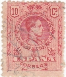 Stamps Spain -  ALFONSO  XIII Tipo Medallón    (V)