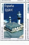 Stamps Spain -  Edifil  4594 E  Faros 2010.  