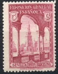 Stamps Spain -  ESPAÑA 436 PRO EXPOSICIONES DE SEVILLA Y BARCELONA