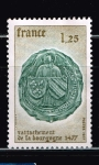 Stamps France -  Rattachement de la Bourgogne  1477