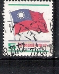 Stamps Taiwan -  Bandera nacional